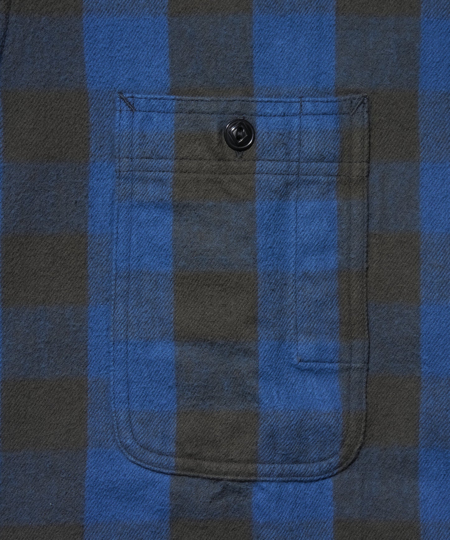 【 26SS 】BIGYANK Y1945 FLANNEL SHIRT BROCK CHECK / BLUE