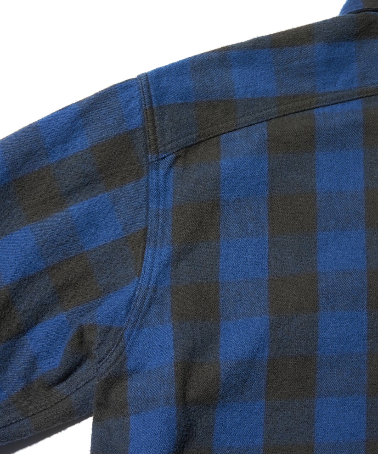 【 26SS 】BIGYANK Y1945 FLANNEL SHIRT BROCK CHECK / BLUE