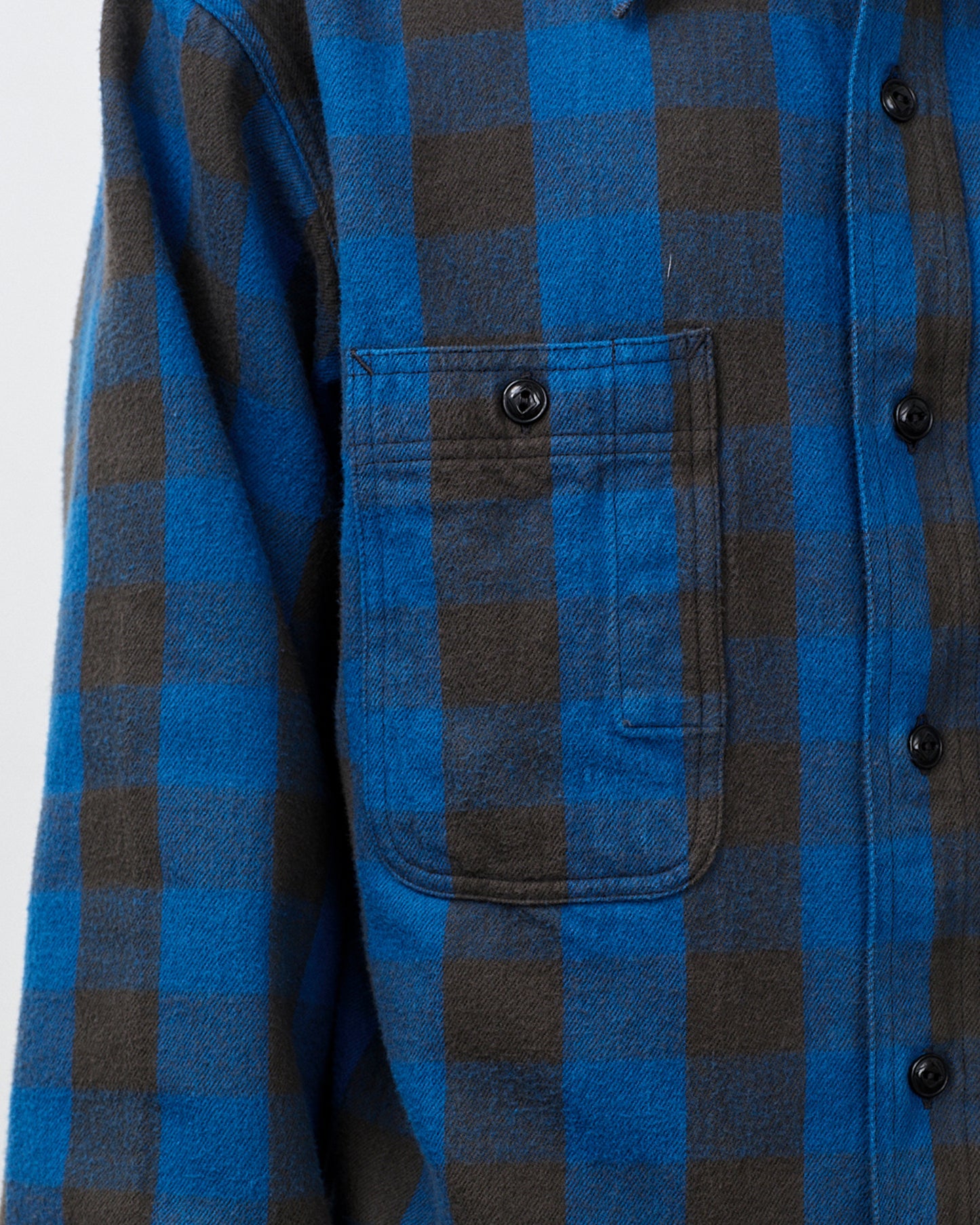 【 26SS 】BIGYANK Y1945 FLANNEL SHIRT BROCK CHECK / BLUE