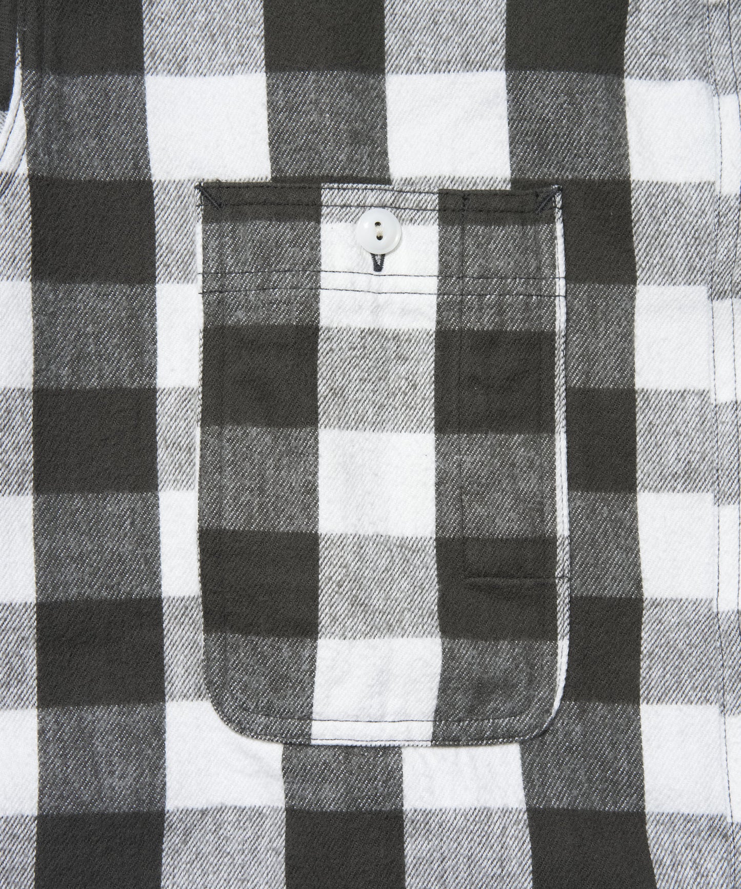 【 26SS 】BIGYANK Y1945 FLANNEL SHIRT BROCK CHECK / WHITE