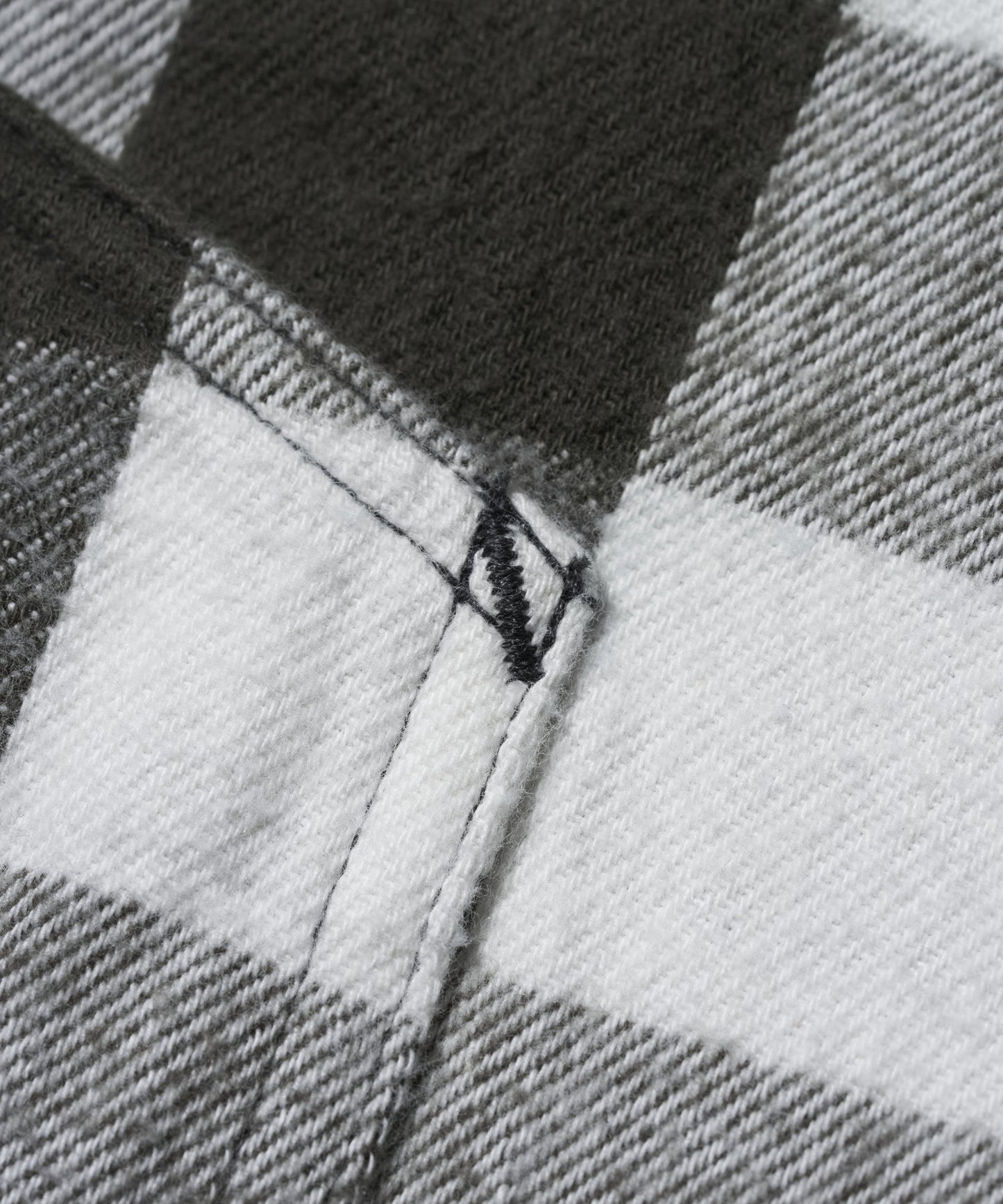 【 26SS 】BIGYANK Y1945 FLANNEL SHIRT BROCK CHECK / WHITE