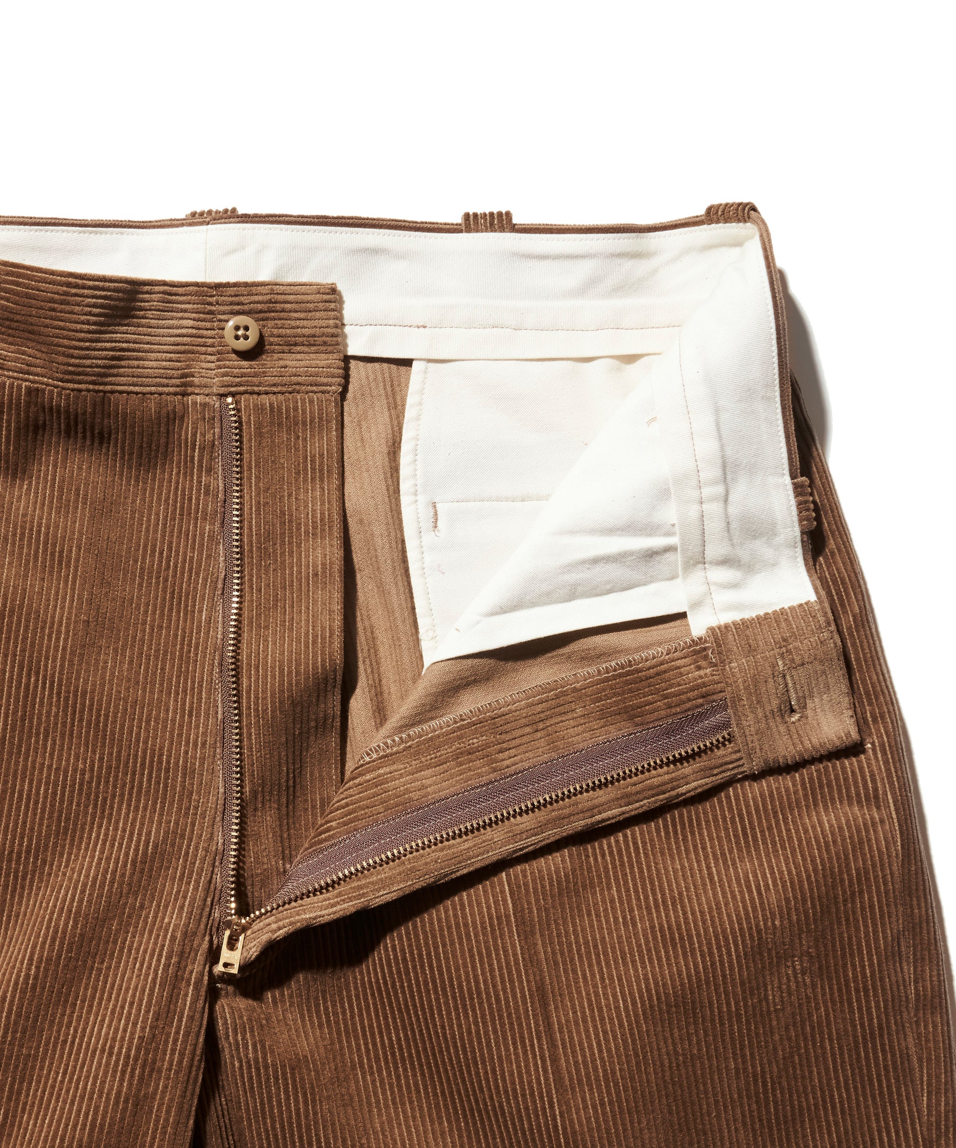 【 23FW新作 】YANKSHIRE 1963 CHINO TROUSERS GERMAN CORDUROY / L.BROWN