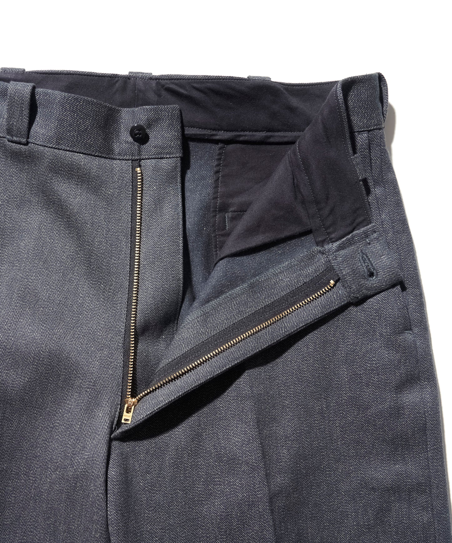 【 24FW 】YANKSHIRE 1963 TROUSERS HEATHER CHAMBRAY