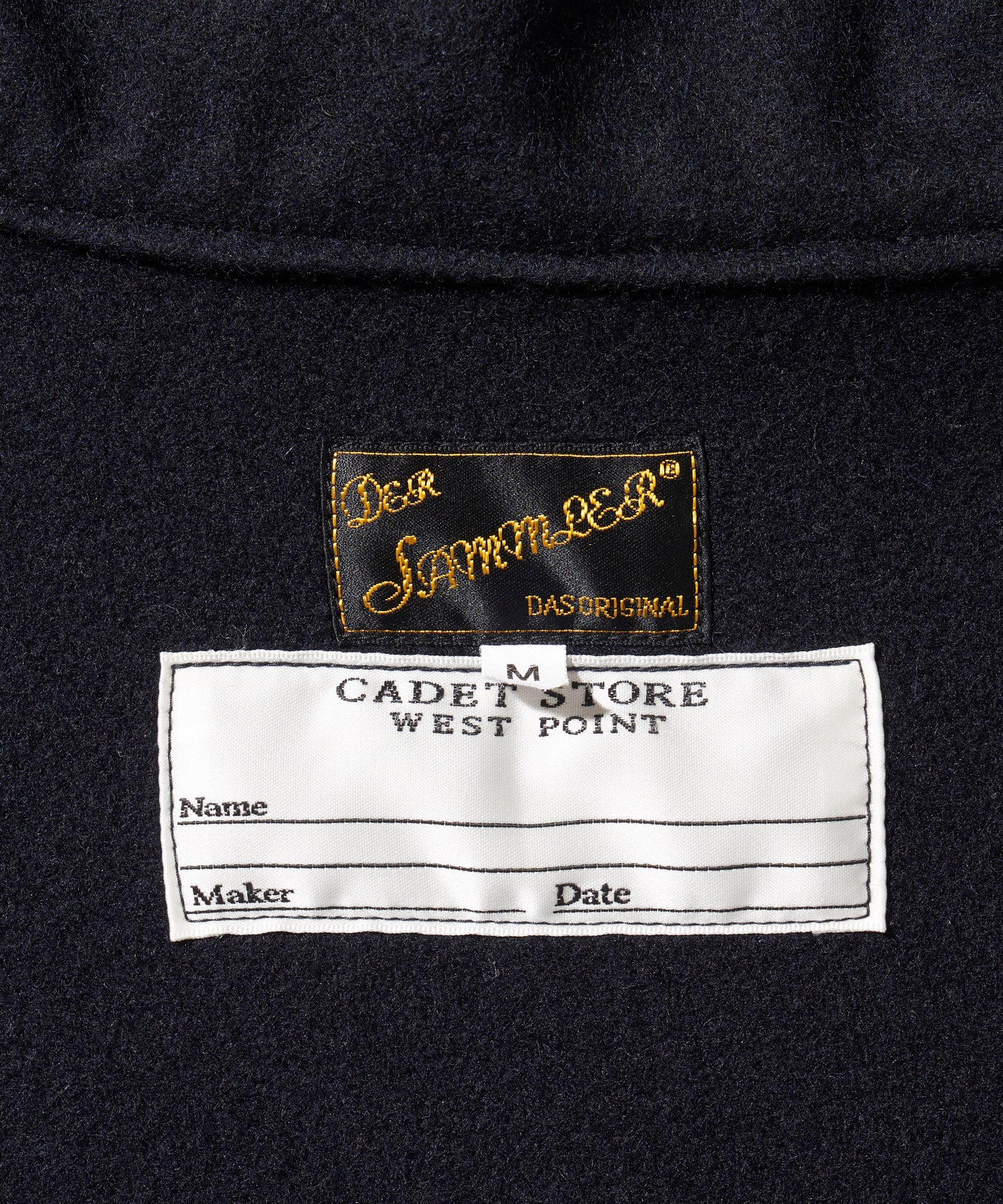 Der SUMMLER 1964 CADET COAT OLD MELTON / NAVY