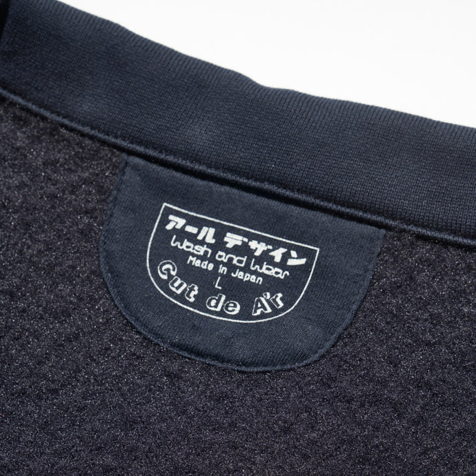A'r DESIGN CAMPUS JACKET COTTON JERSEY / NAVY