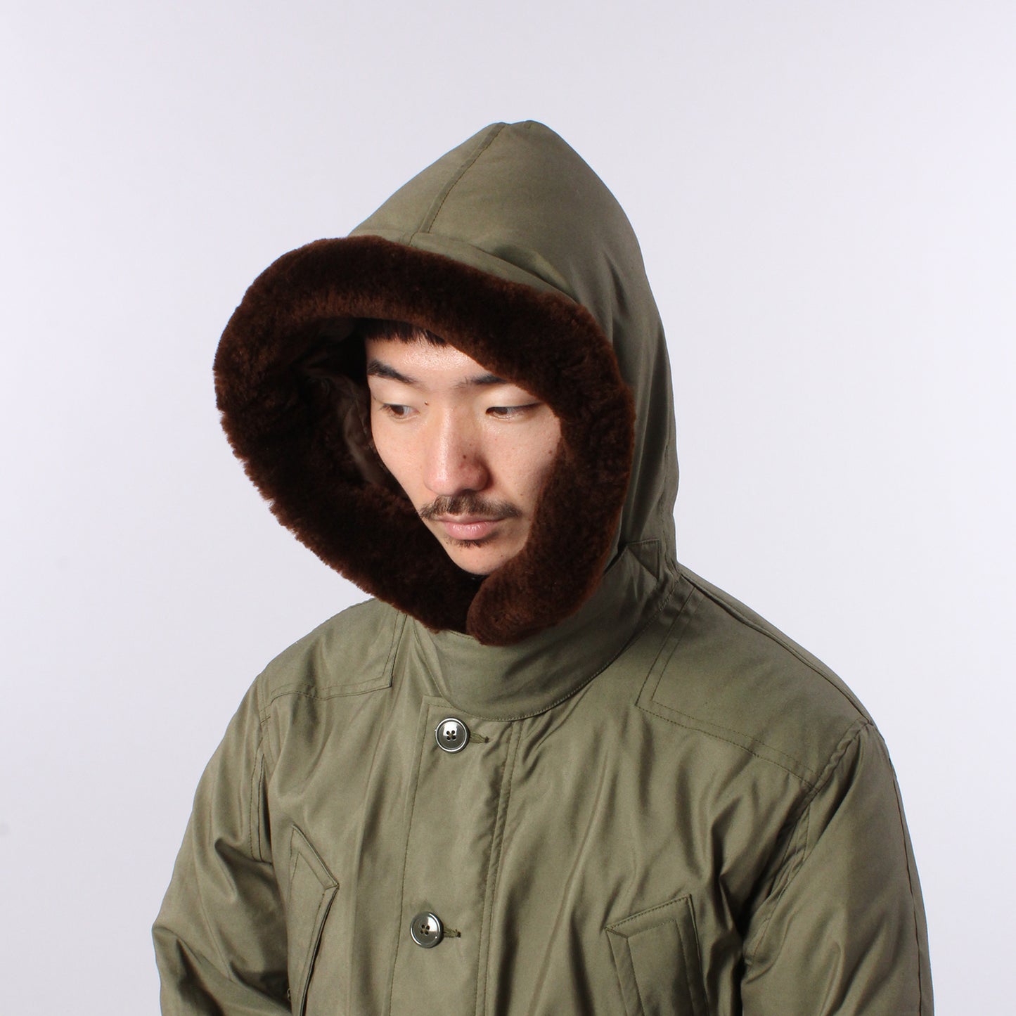 RMFB B911 PARKA VTG POPLIN ｗ/DOWN LINER / OLIVE