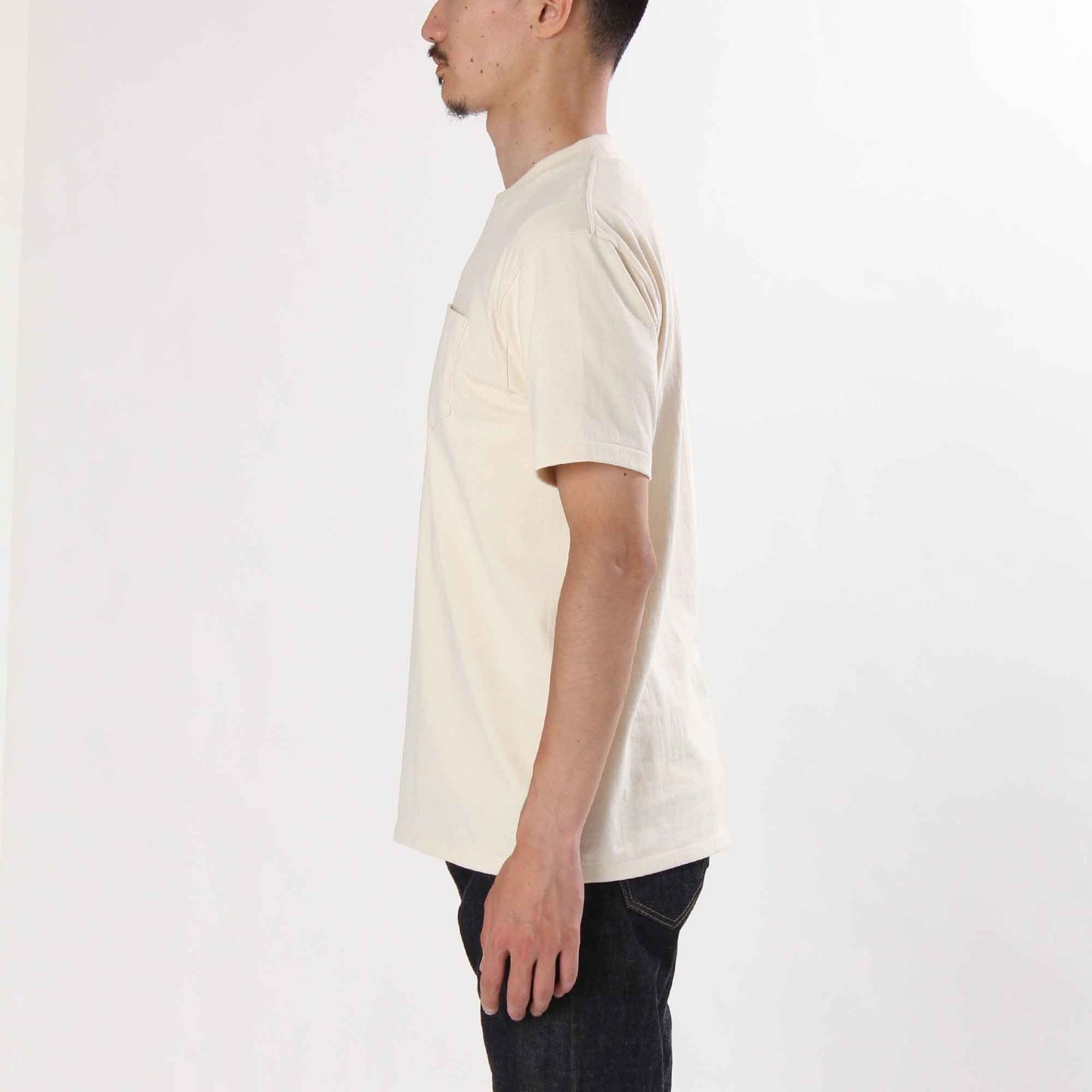 ANATOMICA POCKET TEE / WHITE