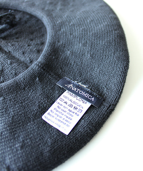 Anatomica Basque Beret / Black.