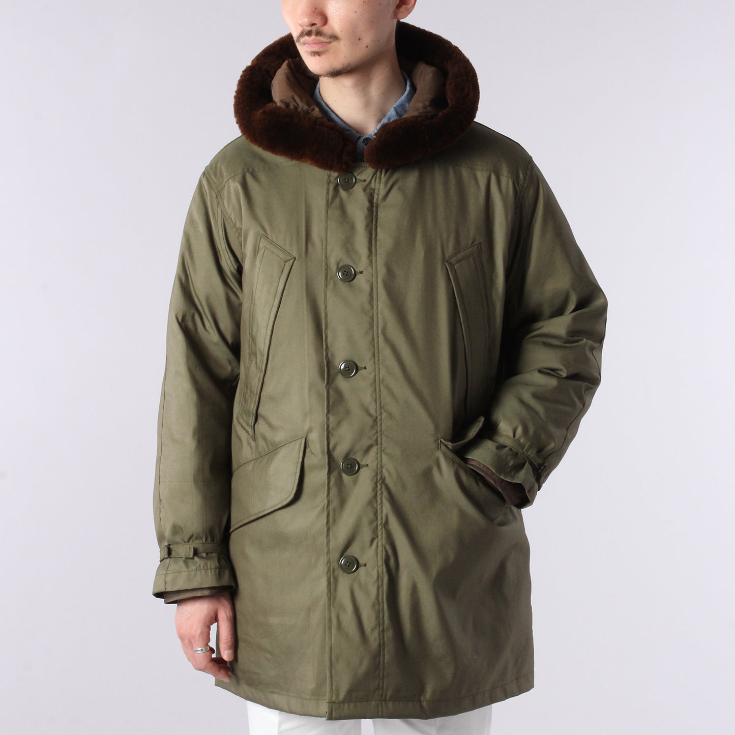 RMFB B911 PARKA VTG POPLIN ｗ/DOWN LINER / OLIVE