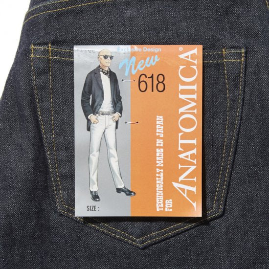 Anatomica 618 jeans originaux / indigo un lavage