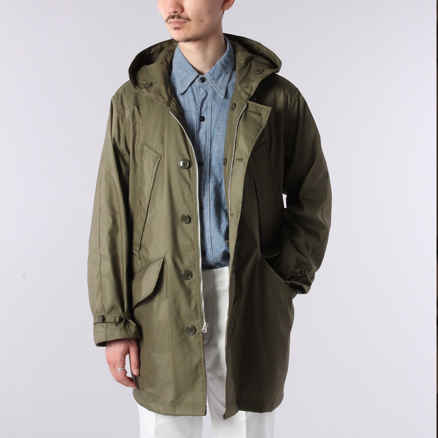 RMFB B911 PARKA VTG POPLIN ｗ/DOWN LINER / OLIVE