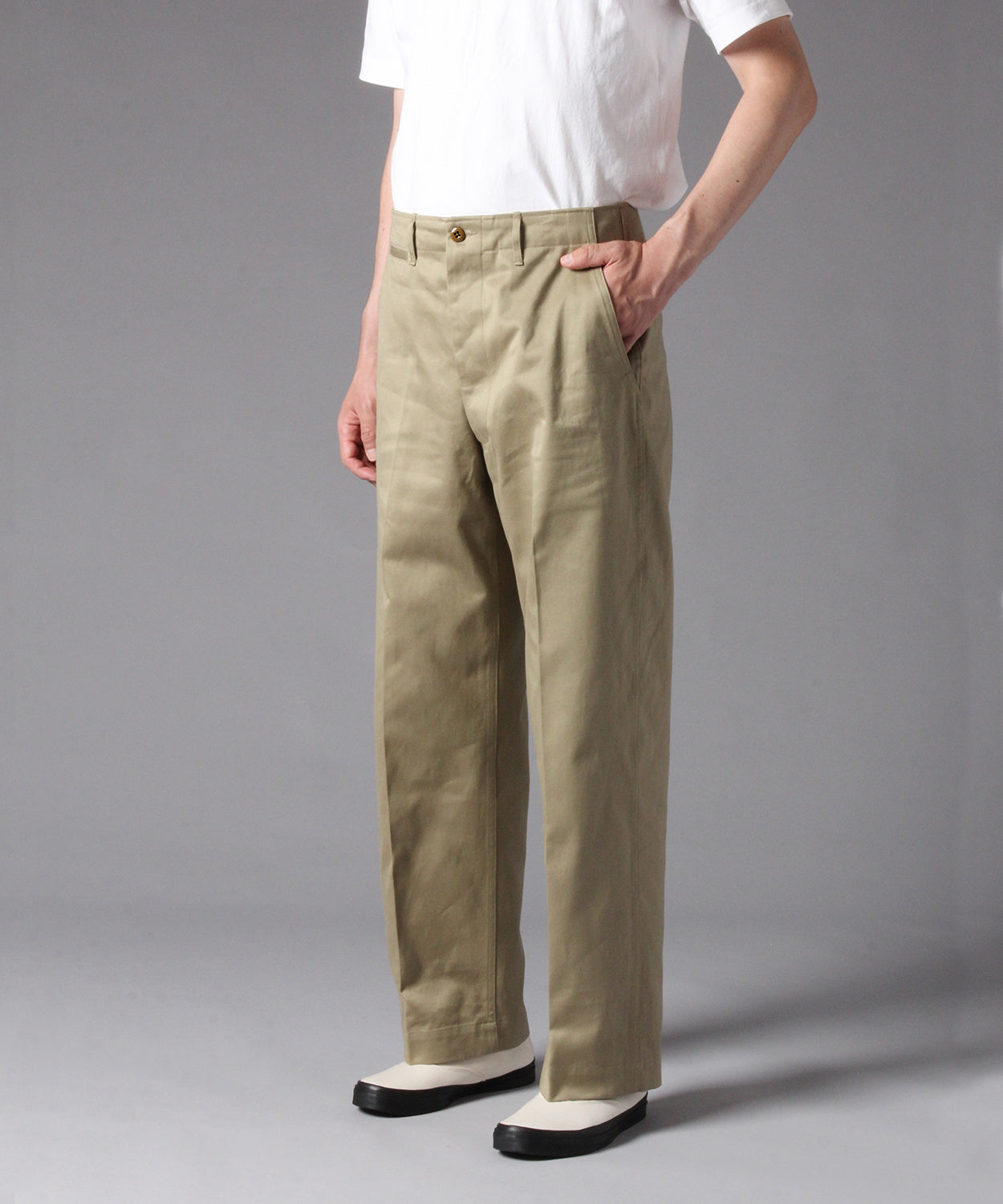 【 RESTOCK 】YANKSHIRE TROUSERS M1945 WEST POINT / BEIGE