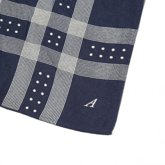 Anatomica Satin Shef Stripe Dot / Navy