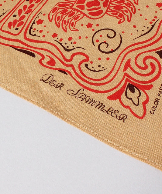 Der SUMMLER BANDANA ZODIAC SIGNS / BEIGE