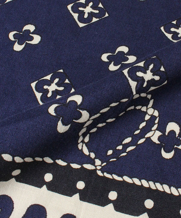 Anatomica緞面圍巾/ IK藍色