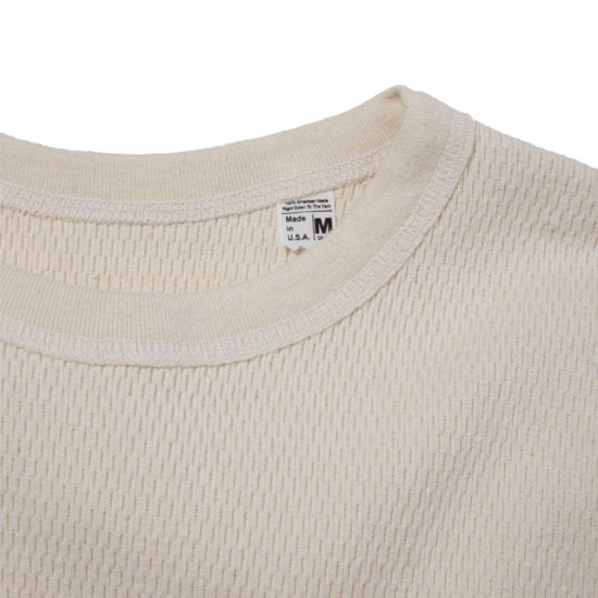 【 RESTOCK 】ANATOMICA THERMAL SHIRT MADE IN JAPAN / NATURAL