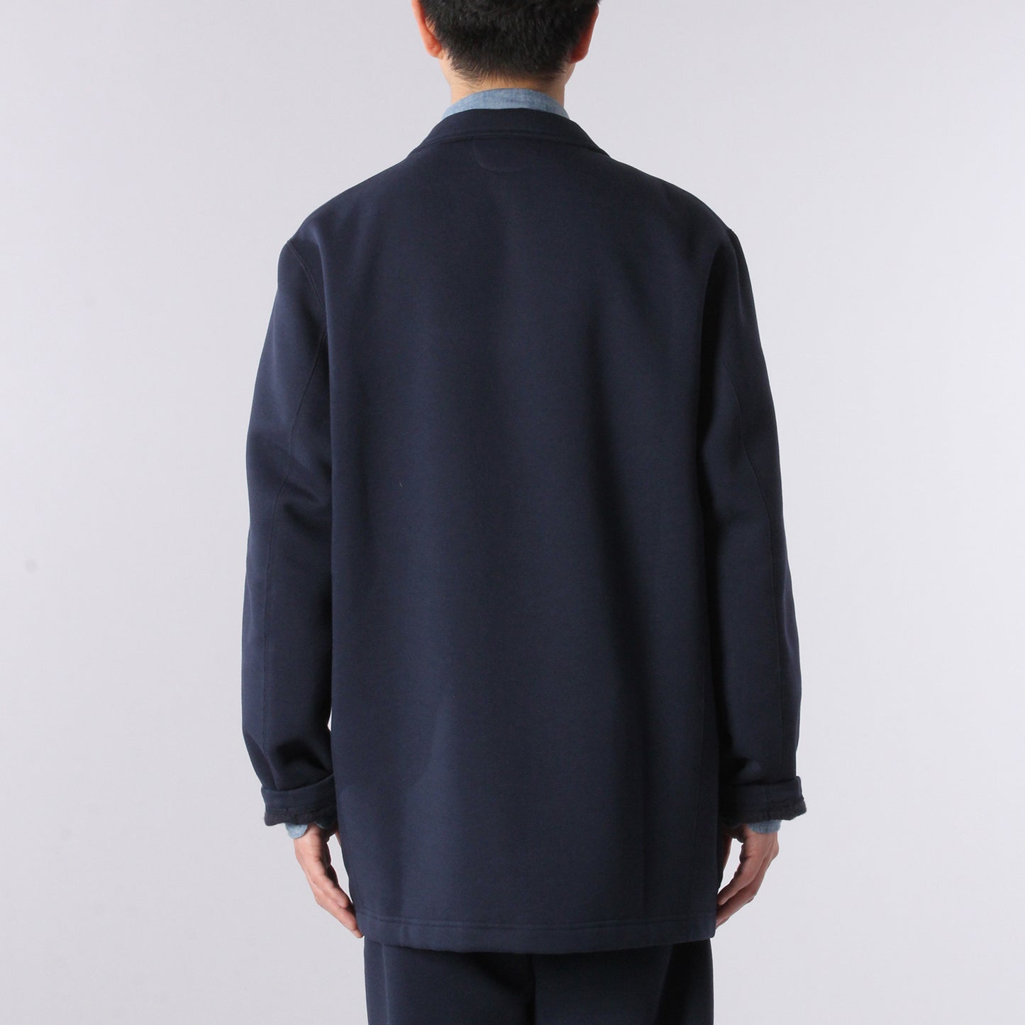 A'r DESIGN CAMPUS JACKET COTTON JERSEY / NAVY