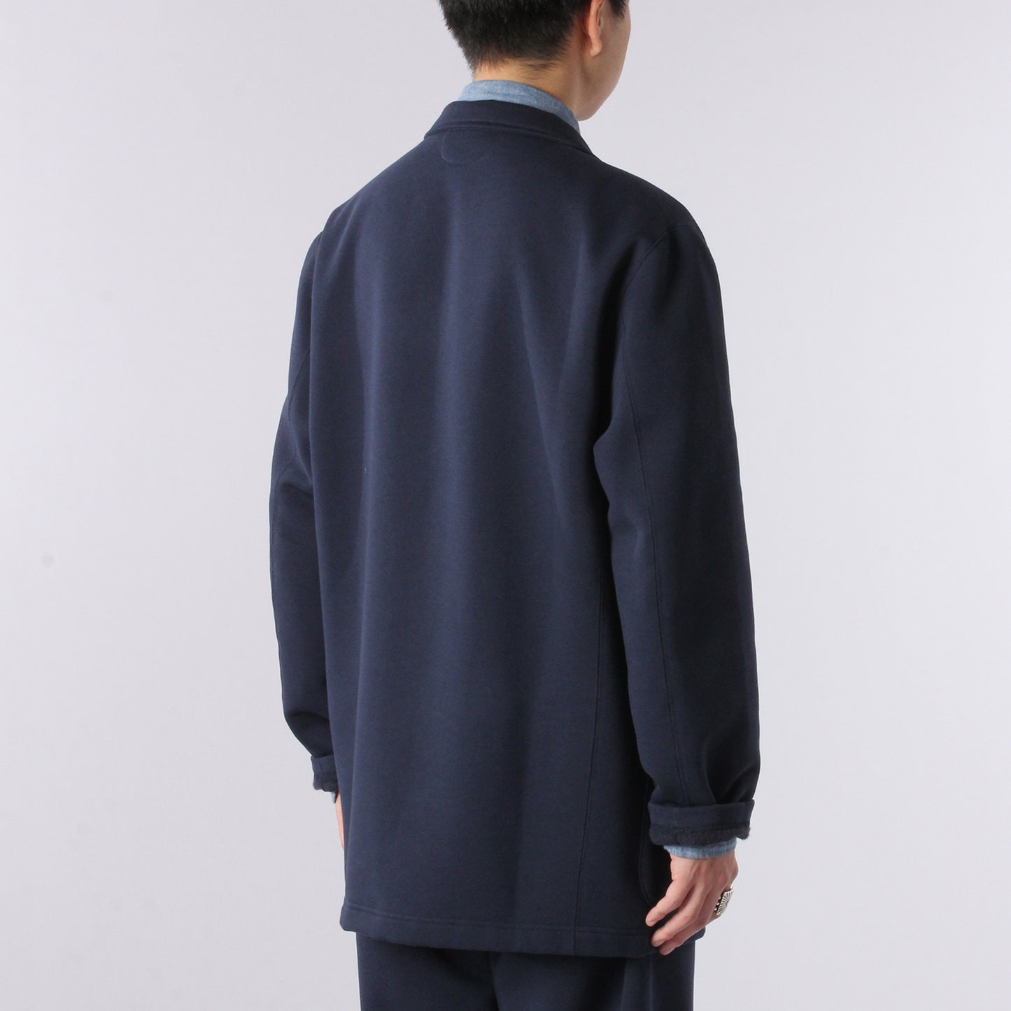 A'r DESIGN CAMPUS JACKET COTTON JERSEY / NAVY