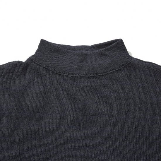 ANATOMICA USN MOCK NECK SWEATER / NAVY