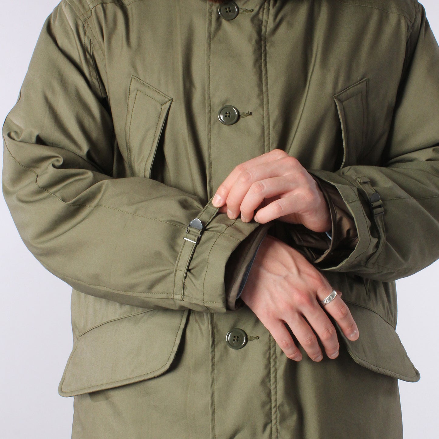 RMFB B911 PARKA VTG POPLIN ｗ/DOWN LINER / OLIVE