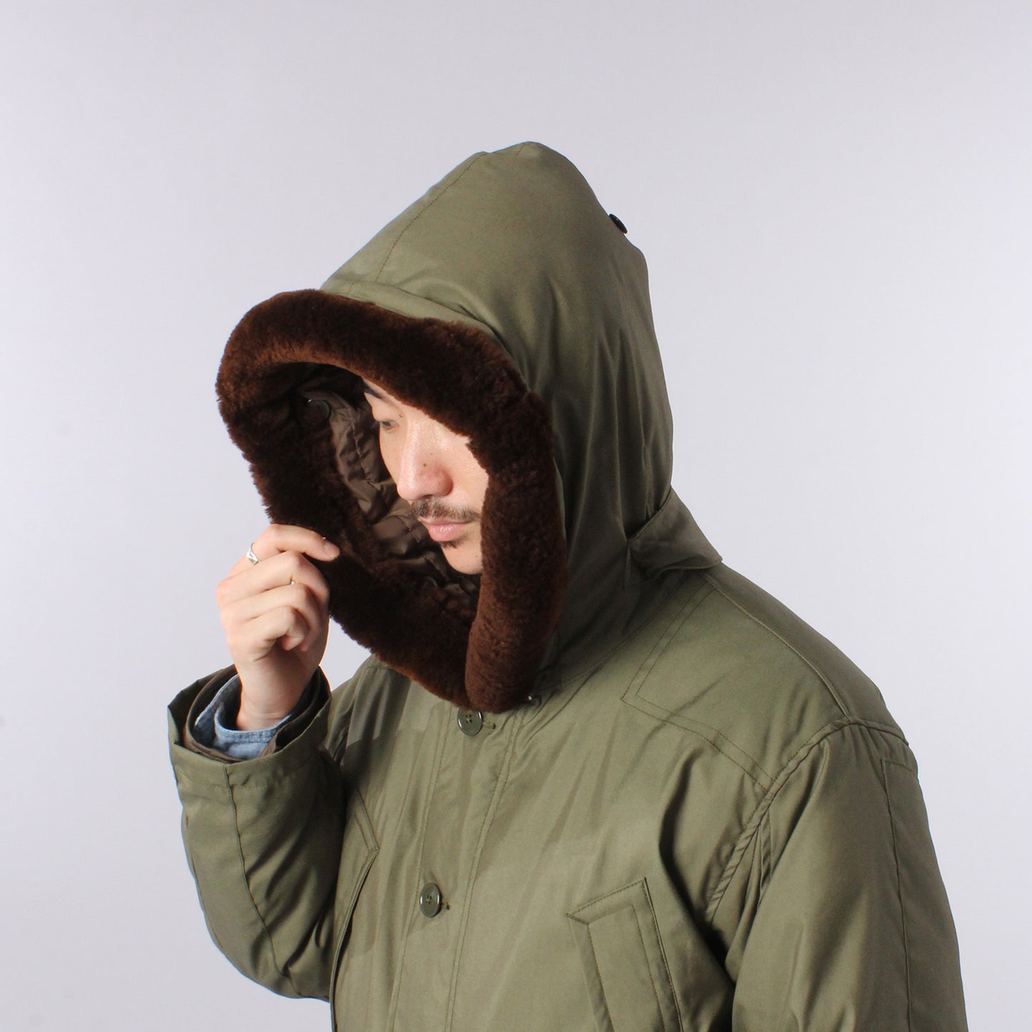 RMFB B911 PARKA VTG POPLIN ｗ/DOWN LINER / OLIVE