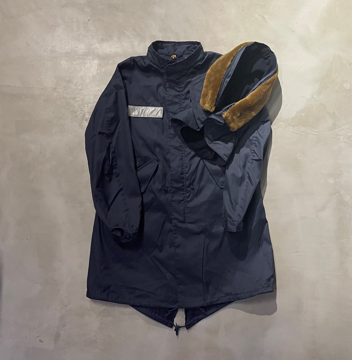 【 SHELL＋HOOD 】RMFB GT FISHTAIL PARKA 2pieces / NAVY