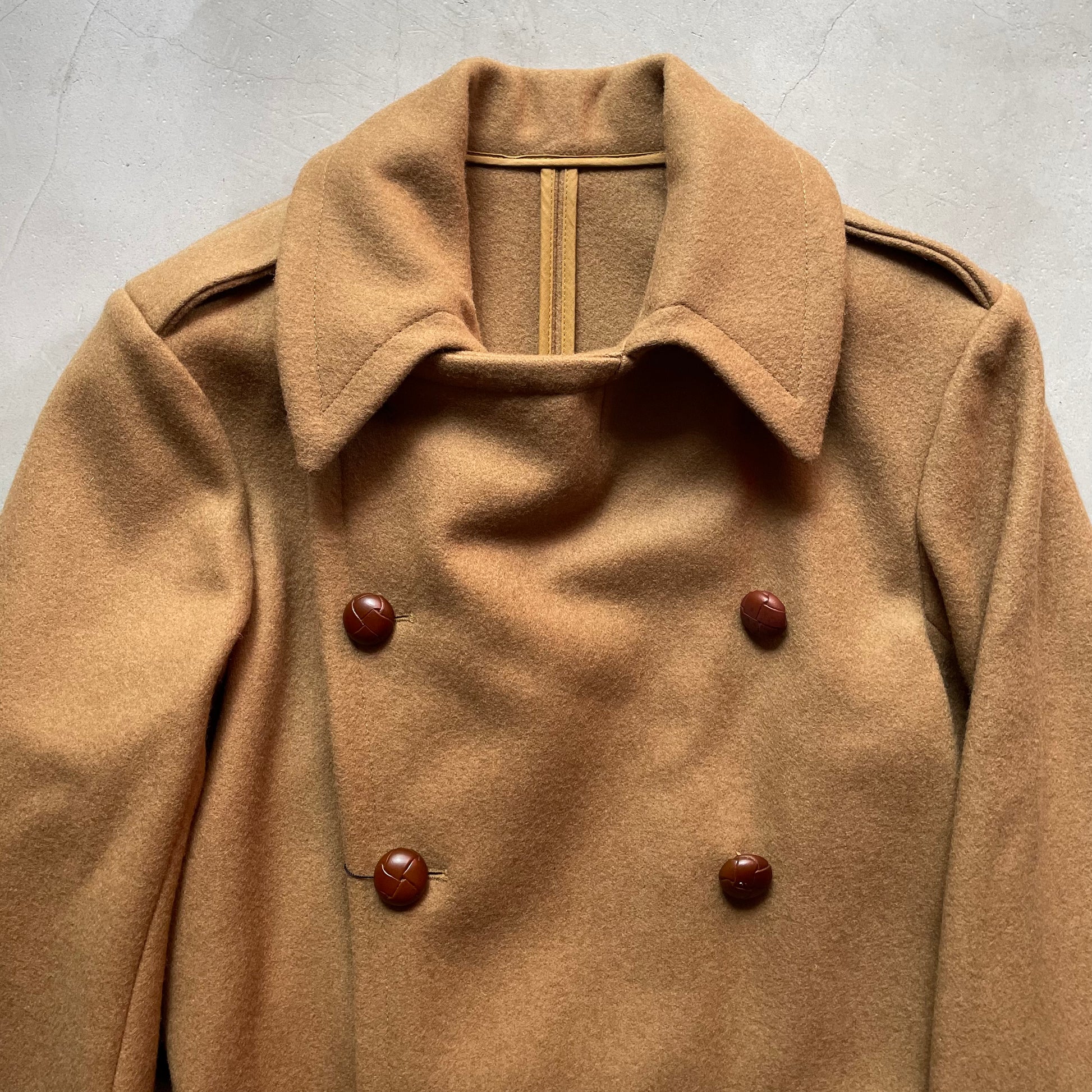ANATOMICA CD LONG COAT BEIGE FRENCH WOOL | www.causus.be
