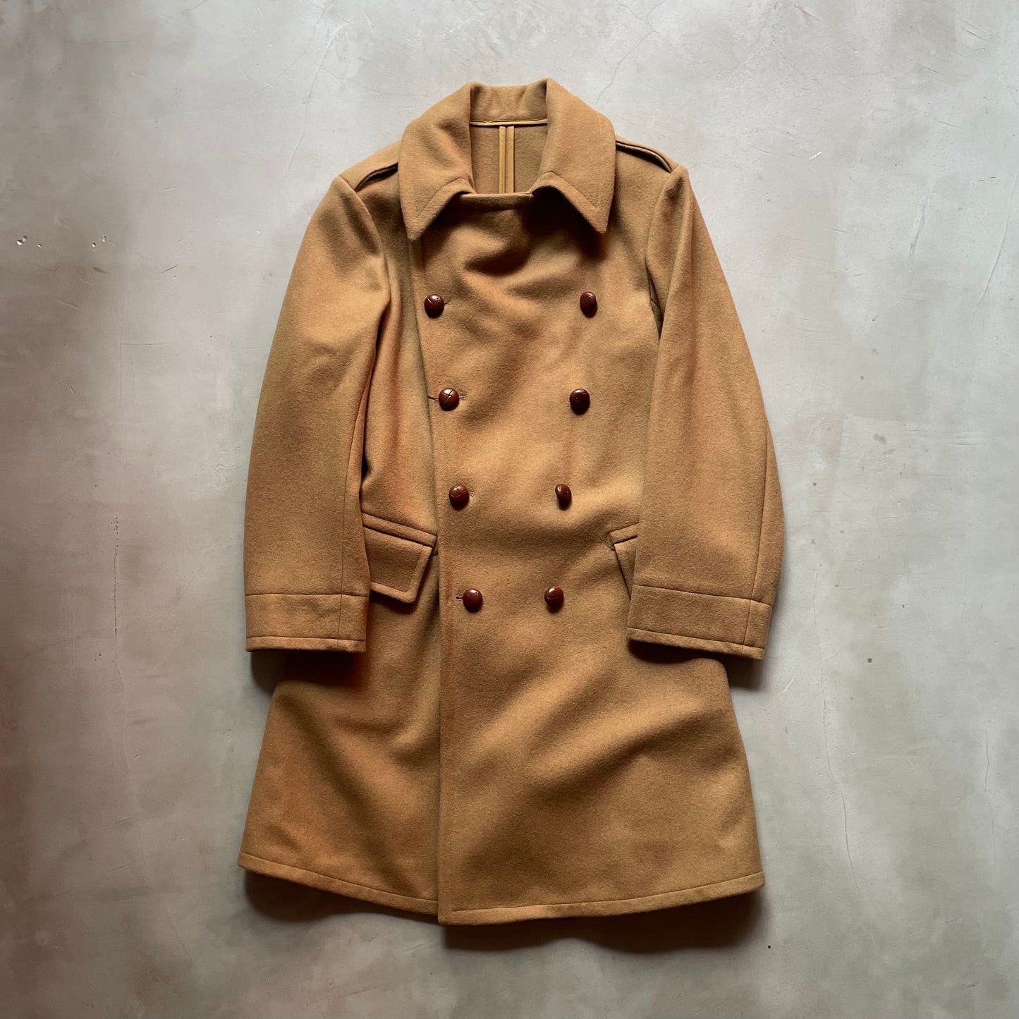 ☆安心の定価販売☆】 ANATOMICA CD LONG COAT BEIGE FRENCH WOOL