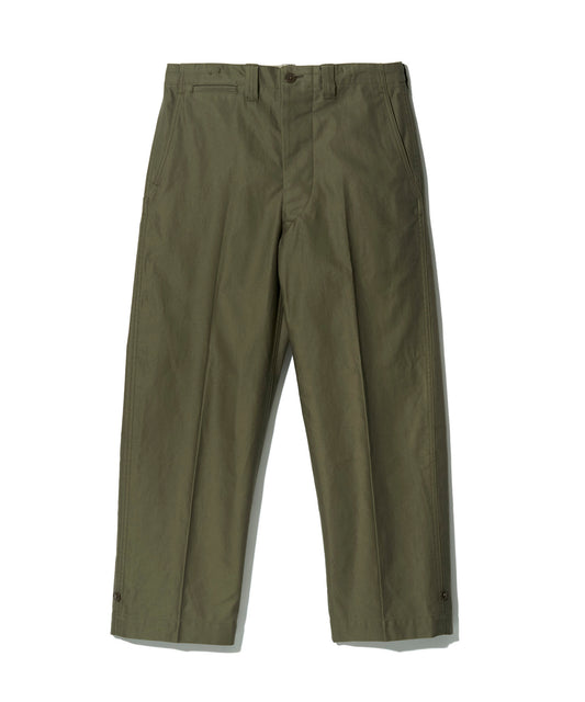 【 RESTOCK 】YANKSHIRE M1945 TROUSERS SATEEN / OLIVE